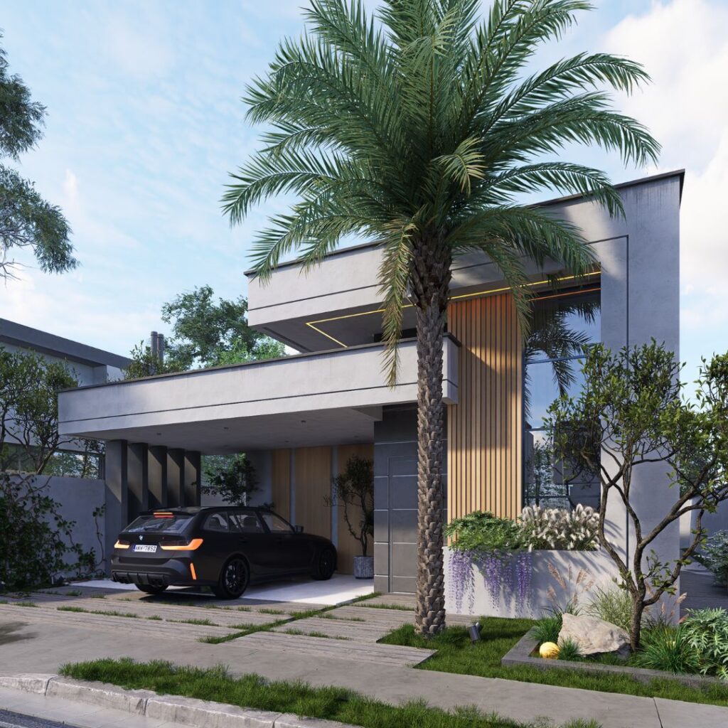Iluminação no D5 Render com sol, céu e luz artificial