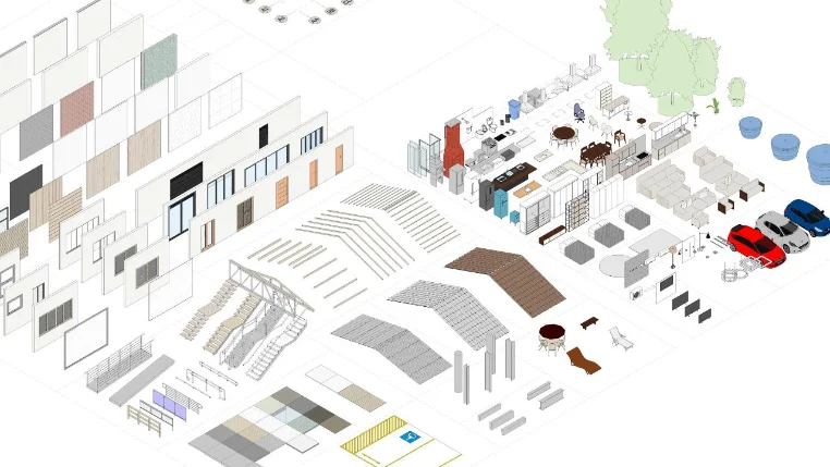 Biblioteca de famílias Revit