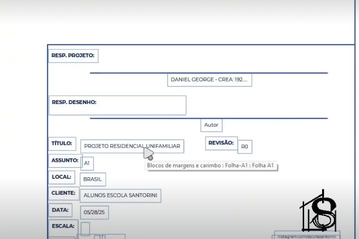 Pranchas Revit padronizadas com carimbo e layout definidos.