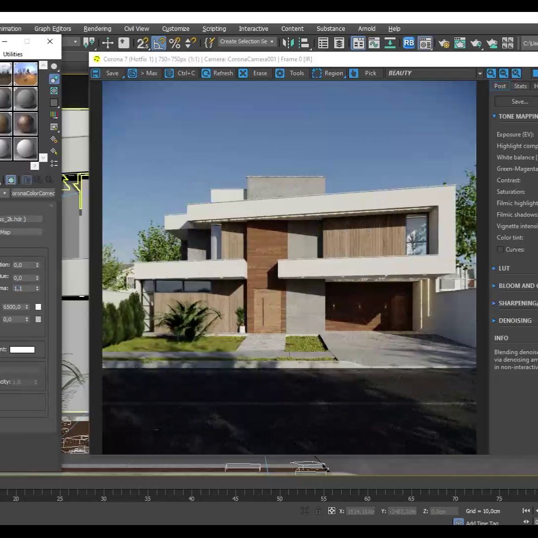 Renderização no 3ds Max com Corona — treinamentos